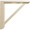 Ekena Millwork 2 1/2"W x 14 3/4"D x 14 1/4"H Traditional Shelf Bracket, Rubberwood BKT02X14X14TRRW - alternate 3
